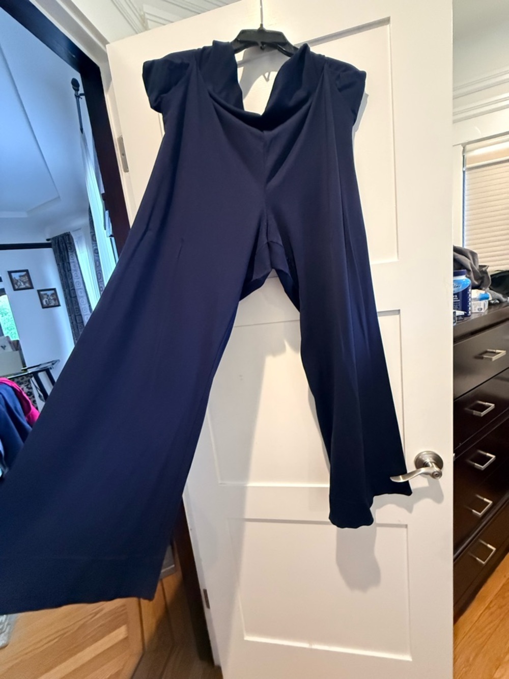 CAbi Navy Wide-Leg pants